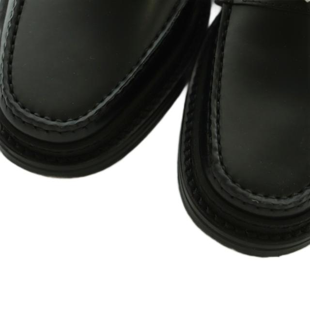 【中古】ジミーチュウ × ERIC HAZE エズラ スターチェーン ローファー レザー 38 25.0cm 黒 ブラック レディース