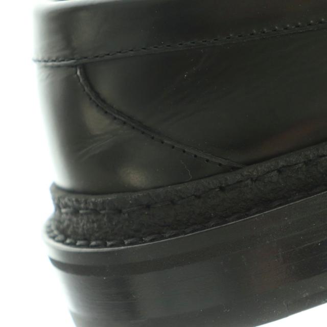 【中古】ジミーチュウ × ERIC HAZE エズラ スターチェーン ローファー レザー 38 25.0cm 黒 ブラック レディース