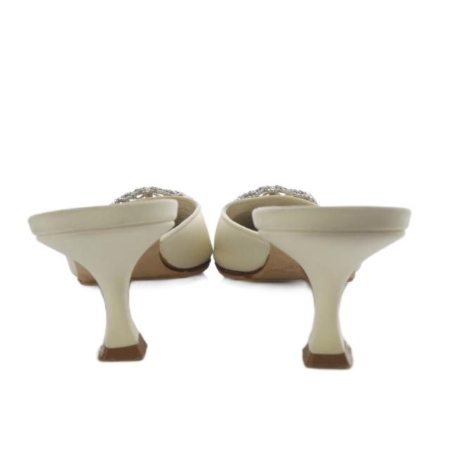 中古】マノロブラニク MANOLO BLAHNIK MAYSALE BRIDAL ミュール