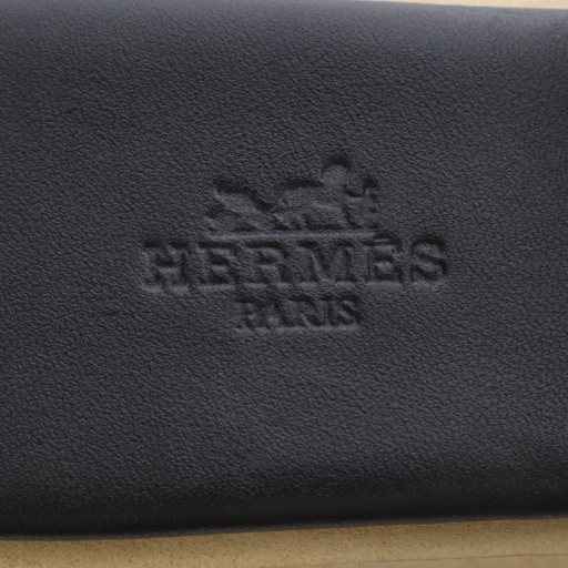 【中古】エルメス HERMES エズ EZE Hカットディテール サンダル プラットフォーム 厚底 23.5cm ブラック 221026Z