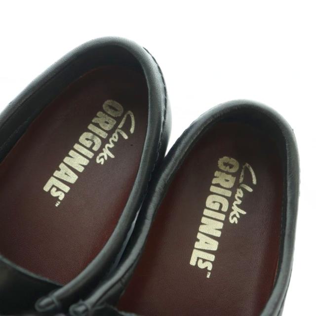 【中古】クラークス オリジナルズ BEAMS取扱 Wallabee GTX シューズ レザー US7.5 24.5cm 黒 26181118 レディース