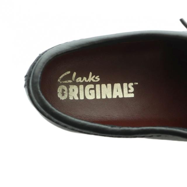 【中古】クラークス オリジナルズ BEAMS取扱 Wallabee GTX シューズ レザー US7.5 24.5cm 黒 26181118 レディース