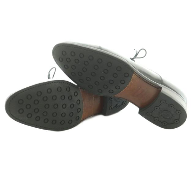 【中古】ユニオンインペリアル UR396 ストレートチップ ビジネスシューズ レザー 7.5 25.5cm 黒 ブラック ■AD メンズ