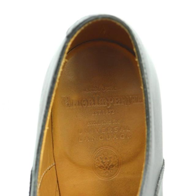 【中古】ユニオンインペリアル UR396 ストレートチップ ビジネスシューズ レザー 7.5 25.5cm 黒 ブラック ■AD メンズ