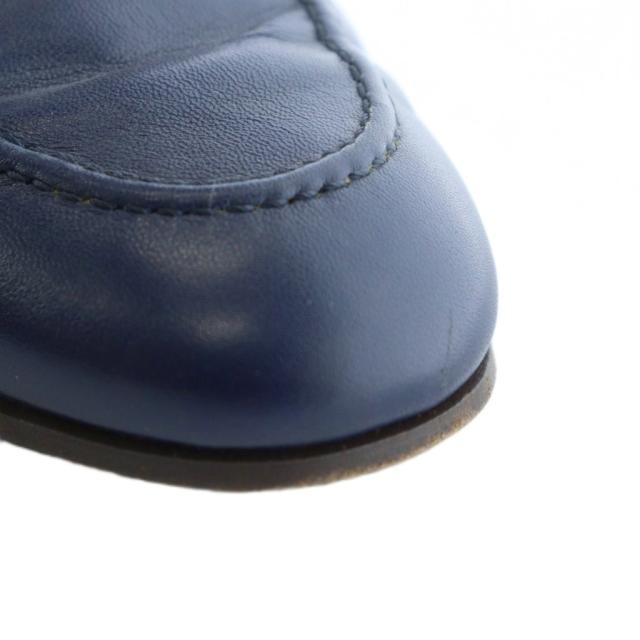 【中古】グッチ GUCCI ビットローファー ローファー レザー 本革 7.5 26.5cm ネイビー 紺 326198 /RI ■OS メンズ