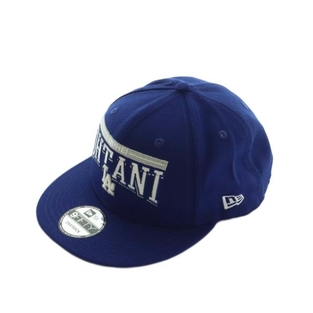 【中古】ニューエラ NEW ERA 9FIFTY 大谷翔平 × LA ドジャース 限定モデル ベースボールキャップ 帽子 青 メンズ