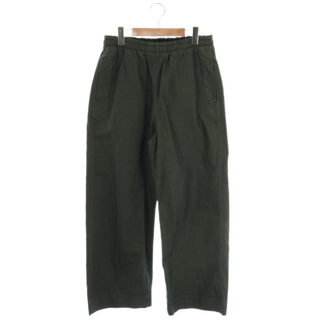 【中古】マーガレットハウエル MHL. 25AW DENSE COTTON NYLON TROUSERS トラウザーパンツ ワイドパンツ 2