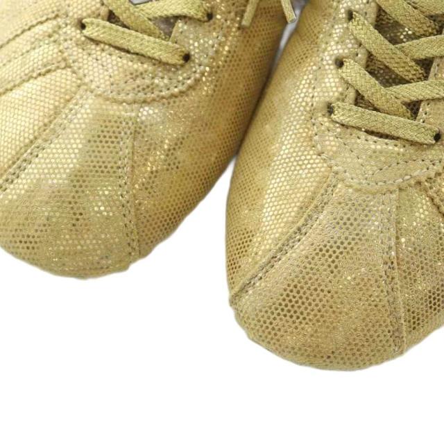 【中古】パトリック シュリ— SULLY ローカットスニーカー シューズ 39 24.5cm ゴールドカラー 531155 レディース