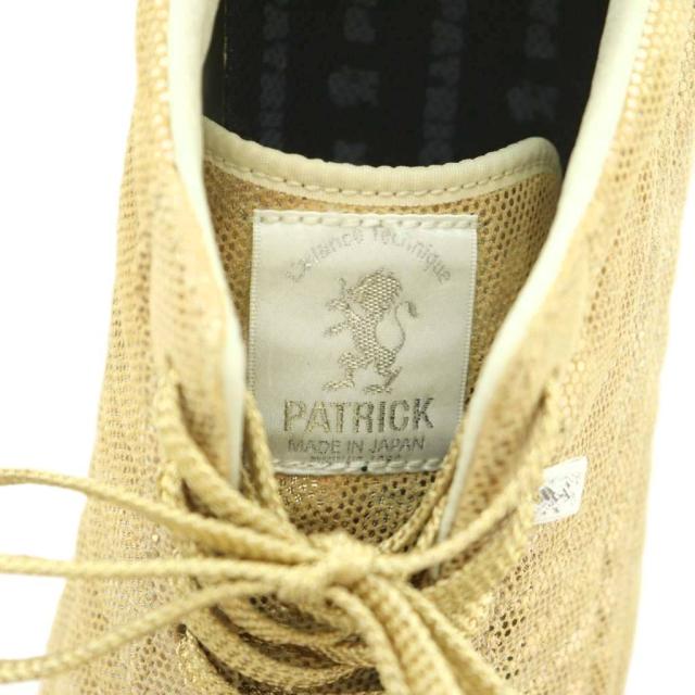 【中古】パトリック シュリ— SULLY ローカットスニーカー シューズ 39 24.5cm ゴールドカラー 531155 レディース