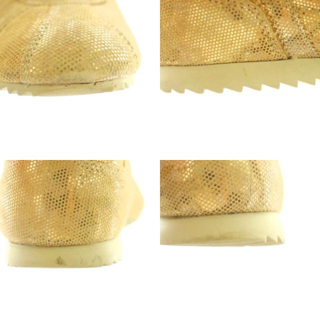 【中古】パトリック シュリ— SULLY ローカットスニーカー シューズ 39 24.5cm ゴールドカラー 531155 レディース