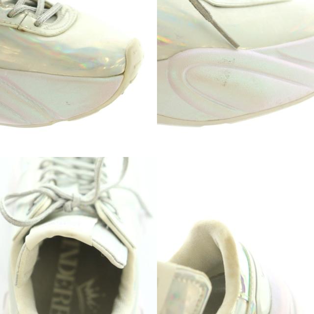 【中古】オニツカタイガー × シンデレラ 世界800足限定 P-TRAINER PRZM PURE スニーカー US6 24.5cm シルバーカラー