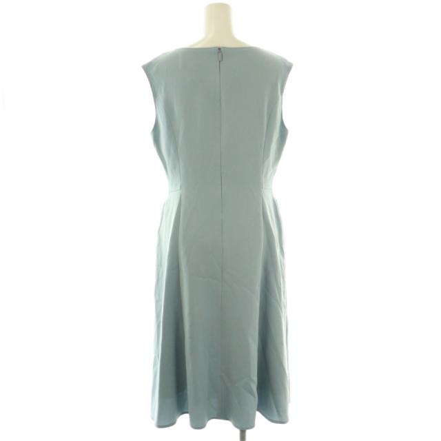 【中古】ルネ Rene 23年 ノースリーブフレアワンピース ロング 38 ライトブルー 5316160 /DO ■OS レディース 中古】ルネ Rene 23年 ノースリーブフレアワンピース ロング 38 ライト