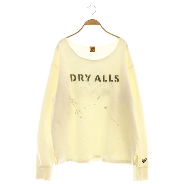 【中古】ヒューマンメイド HUMAN MADE PAST MADEシリーズ DRY ALLS リメイクスウェット トレーナー XL ホワイト