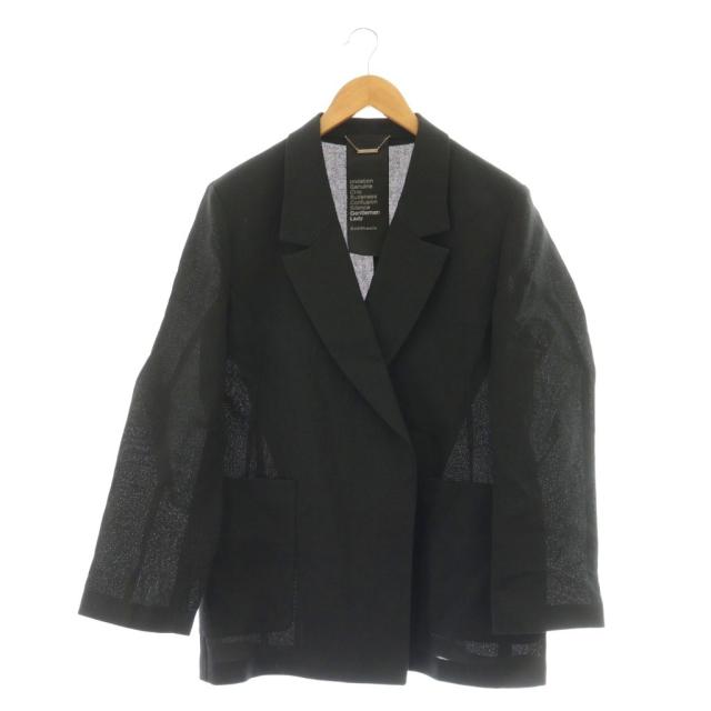 【中古】カオス CHAOS ペーパービスジャケット テーラードジャケット F ブラック /DF ■OS レディース