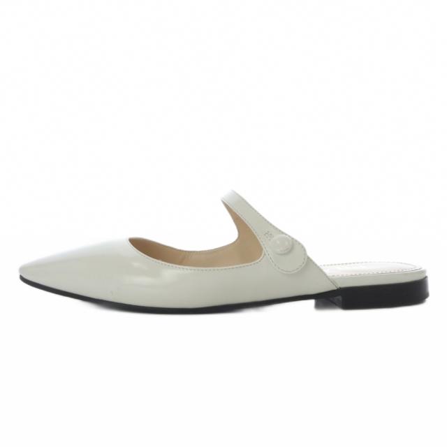 中古】プラダ PRADA ミュール パンプス フラット ポインテッドトゥ