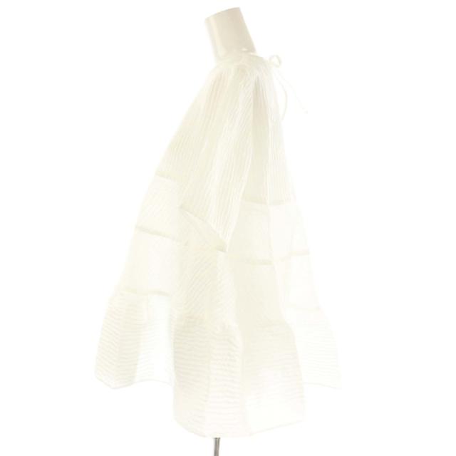 中古】未使用品 ヨリ yori 23SS フクレティアードブラウス プル