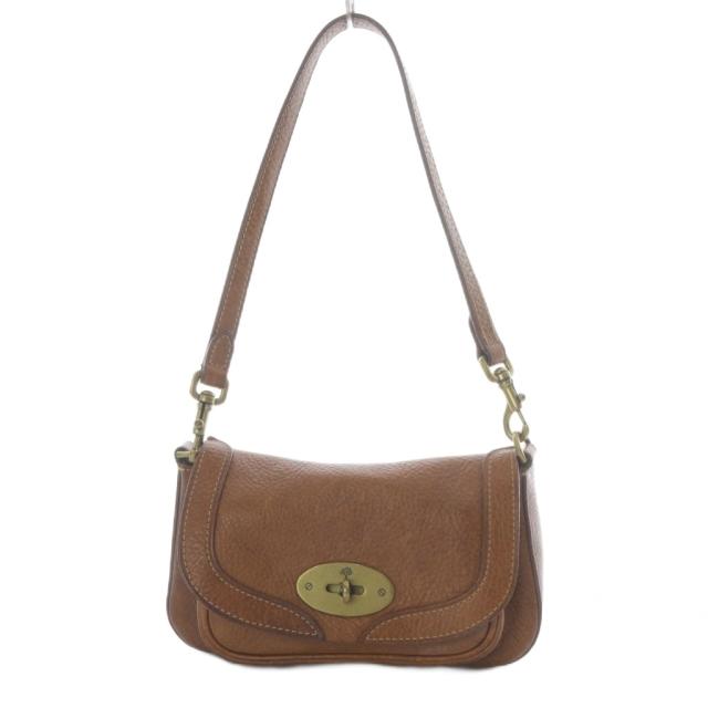 【中古】マルベリー Mulberry ショルダーバッグ ワンショルダー レザー ブラウン /YO24 レディース