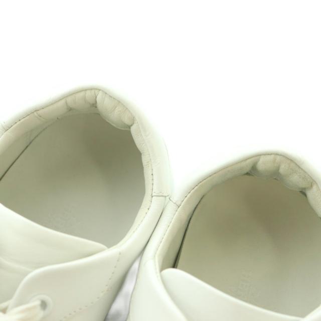 【中古】エルメス HERMES デイ ケリーバックル スニーカー シューズ 37.5 24.5cm 白 ホワイト /MI ■OS レディース