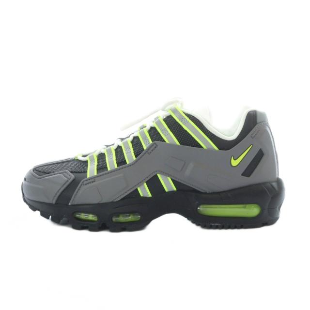 【中古】未使用品 ナイキ NDSTRKT AIR MAX 95 スニーカー 28cm 黒 ブラック 黄色 イエロー グレー CZ3591-002 /RI