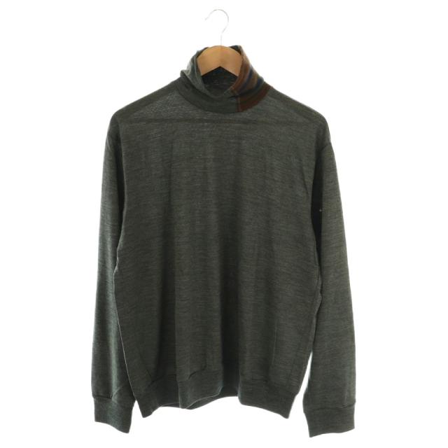 【中古】カラー kolor ウール天竺タートルネックニット カットソー 3 グレー /AT ■OS ■SH メンズ