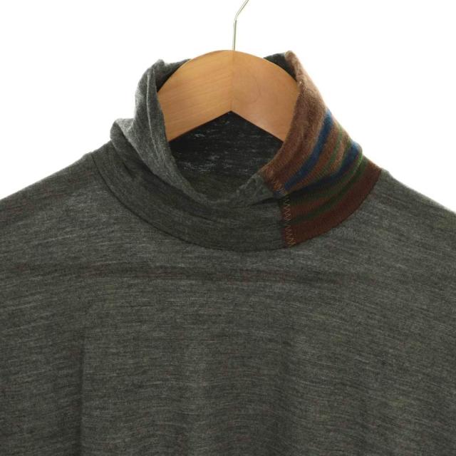 中古】カラー kolor ウール天竺タートルネックニット カットソー 3