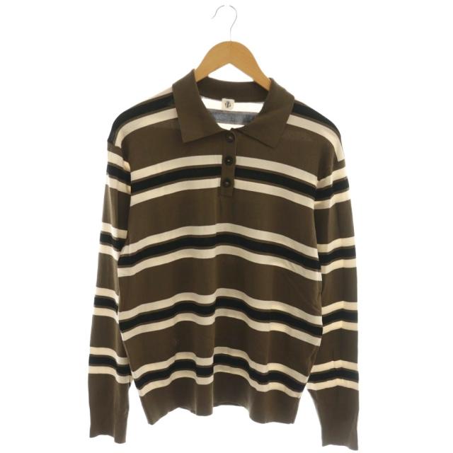 【中古】ザガーメント The Garment 25SS The Garment Madison Polo ニットポロシャツ THE SHINZONE取り扱い 6 カーキ