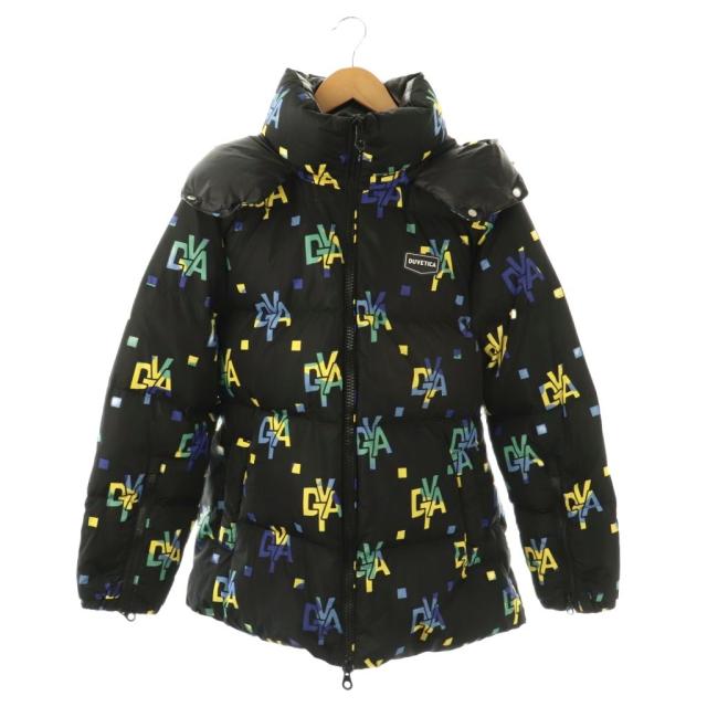 【中古】デュベティカ DUVETICA 23AW パファージャケット ダウン ジップアップ 44 ブラック /HK ■OS レディース