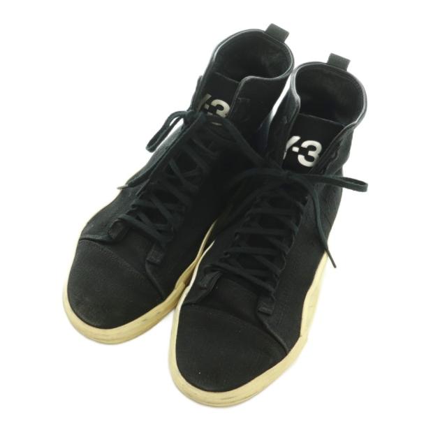 【中古】ワイスリー アディダス ヨウジヤマモト Yuben Mid スニーカー シューズ US8 26.0cm 黒 EF2653 ■AD メンズ