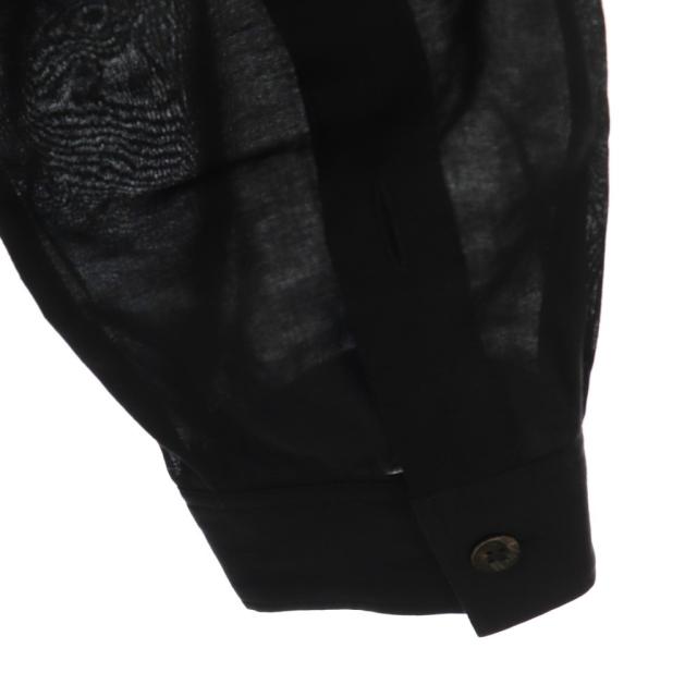 中古】ワイズフォーメン 24AW CELLULOSE LAWN PANEL OPEN COLLAR SHIRT