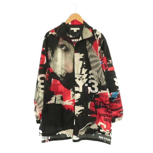 【中古】ワイスリー Y-3 ヨウジヤマモト アディダス GK4375 MCH AOP ジャケット ジャンパー XS/TP ブラック