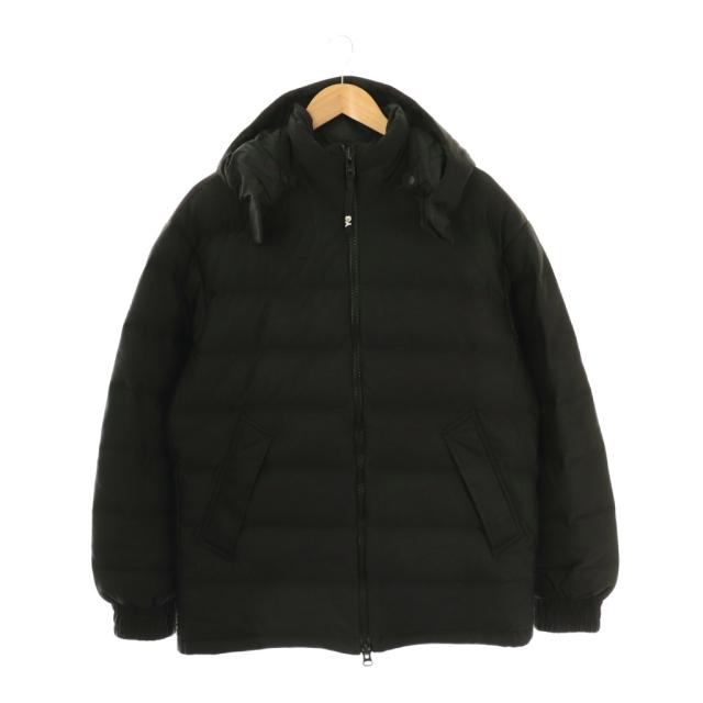 【中古】ワイスリー Y-3 アディダス adidas FJ0442 SEAMLESS HOODED DOWN ダウンジャケット フード付き S ブラック