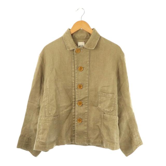 【中古】フォーティーファイブアールピーエム リネンヘリンボーンの908オーシャンオール ジャケット シングル