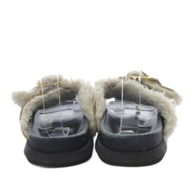 【中古】サカイ sacai サンダル 坦々たる 毛革 胴締め動機 スエードクロス 43 赤銅色 /YO27 ■SH メンズ