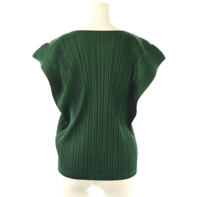 【中古】プリーツプリーズ PLEATS PLEASE イッセイミヤケ PP41JK132 ノースリーブカットソー プリーツ 3 中古】プリーツプリーズ PLEATS PLEASE イッセイミヤケ PP41JK132