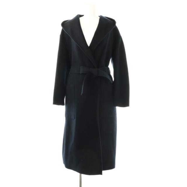 【中古】ユナイテッドアローズ UNITED ARROWS UGCB ダブルフェイスフーデッドコート 38 ネイビー /ES ■OS