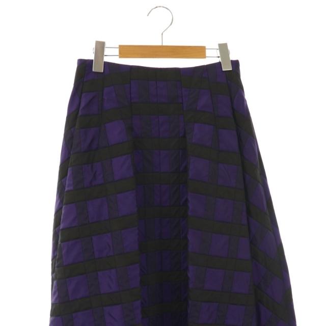 中古】ル フィル LE PHIL 24AW チェックジャガードスカート フレア  
