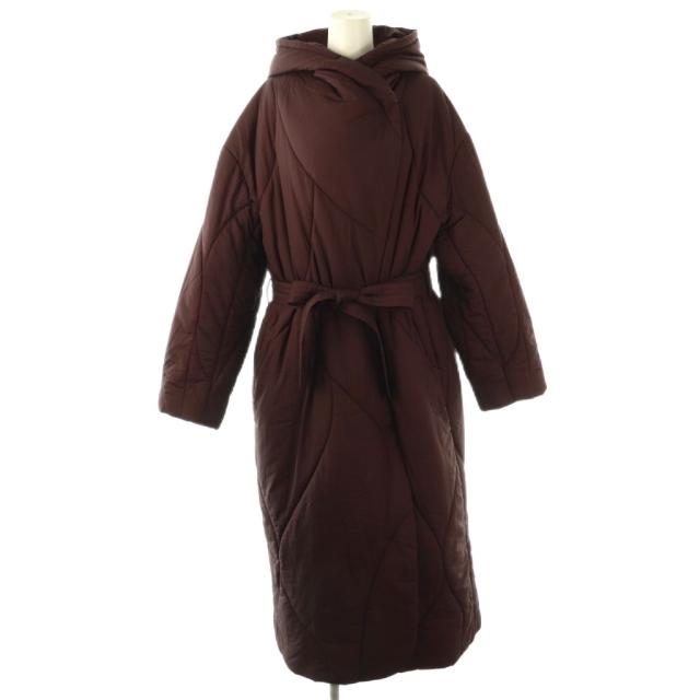 【中古】アメリヴィンテージ Ameri VINTAGE 23AW WAVE STITCH HEAT POLAK LONG COAT 中綿コート ロング M