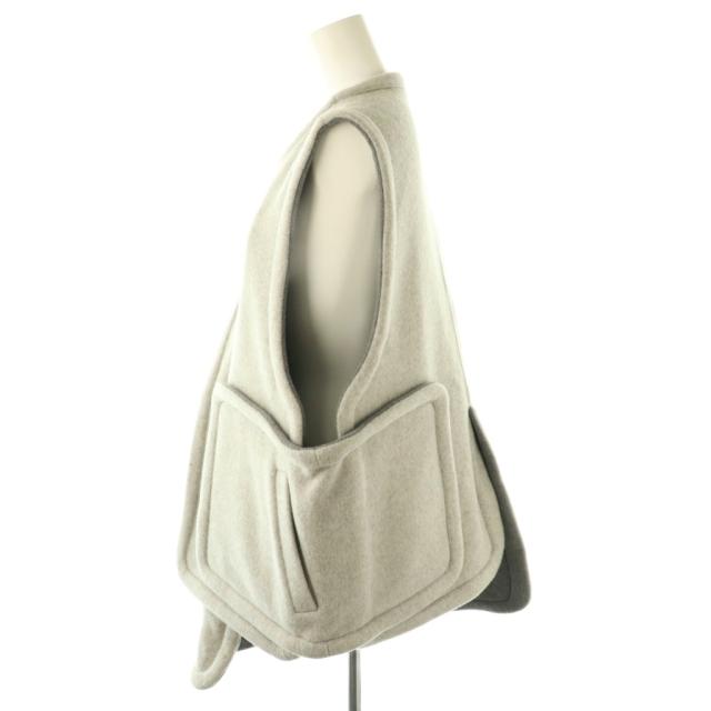 【中古】エンフォルド ENFOLD サンプル品 25AW PIPING VEST ベスト 前開き 38 グレー /NR ■OS レディース_2