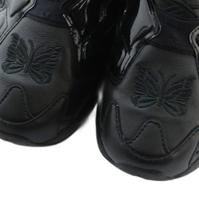 【中古】ニードルス ニードルズ × リーボック 24AW INSTAPUMP FURY 94 スニーカー シューズ US9 27.0cm 黒 メンズ