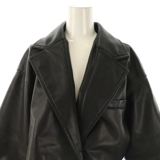 中古】アメリヴィンテージ 23SS 2WAY FAKE LEATHER SHORT JACKET