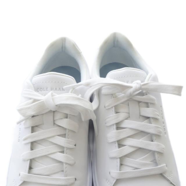 【中古】コールハーン グランド クロスコート トラベラースニーカー レザー 5.5B 白 W26723 /SR ■SH レディース