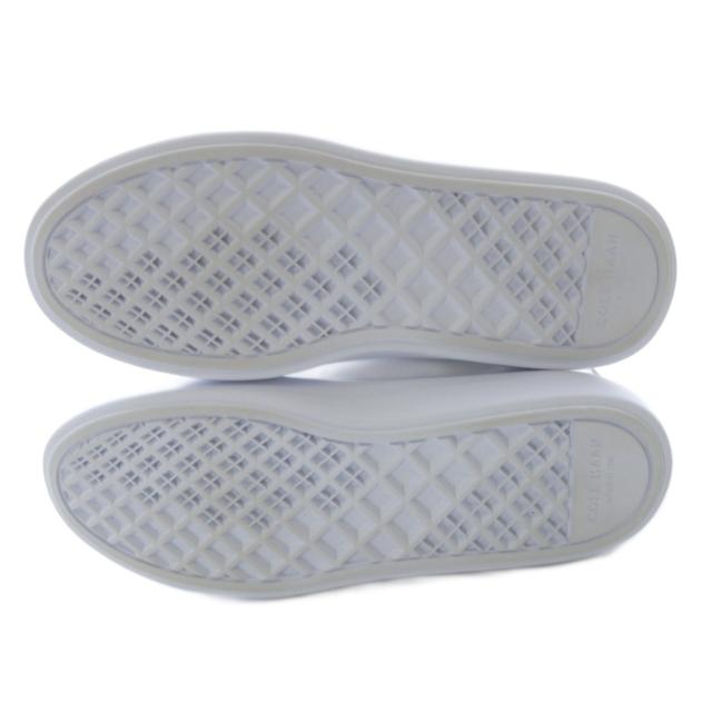 【中古】コールハーン グランド クロスコート トラベラースニーカー レザー 5.5B 白 W26723 /SR ■SH レディース