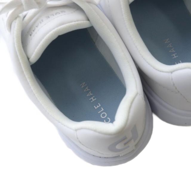 【中古】コールハーン グランド クロスコート トラベラースニーカー レザー 5.5B 白 W26723 /SR ■SH レディース