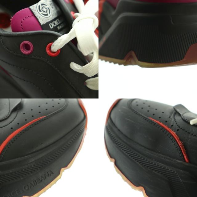 【中古】ドルチェ&ガッバーナ × 呪術廻戦 デイマスター ローカット スニーカー 8 26.0cm 黒 オレンジ CS1791B7005