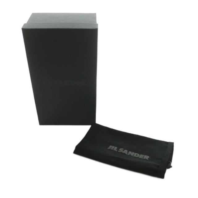 【中古】ジルサンダー サンダル ポインテッドトゥ アンクルストラップ 37 24.0cm 黒 ブラック JS36138A レディース