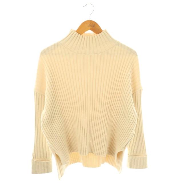 【中古】ロンハーマン 25AW エアーコットン リブタートルネック プルオーバー ニット セーター S アイボリー