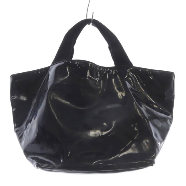 【中古】エルベシャプリエ Herve Chapelier 舟型ハンドバッグ トートバッグ 黒 ブラック 1027VE /SR レディース