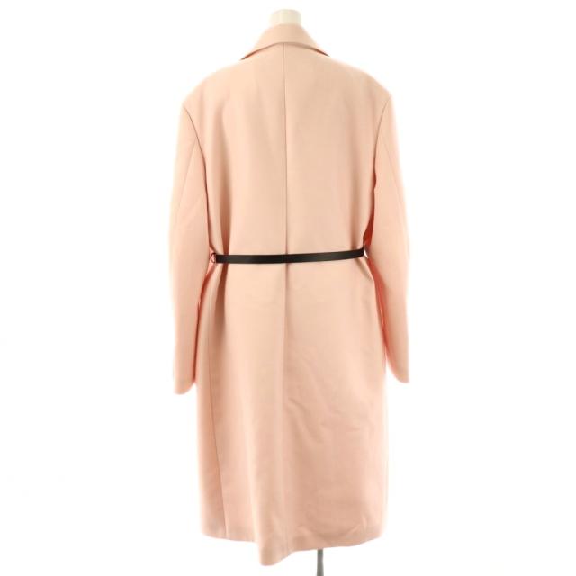 【中古】ジルサンダー JIL SANDER 24SS J03AA0154 Belted coat コート アウター チェスター ロング ウール 36 ピンク_1