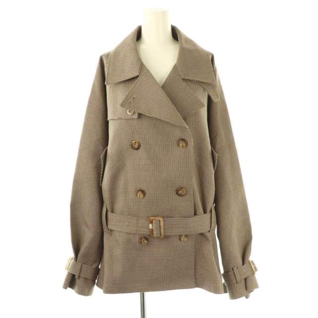 【中古】アメリ AMERI 25AW DADDY MIDI TRENCH COAT トレンチコート スプリングコート S マルチカラー