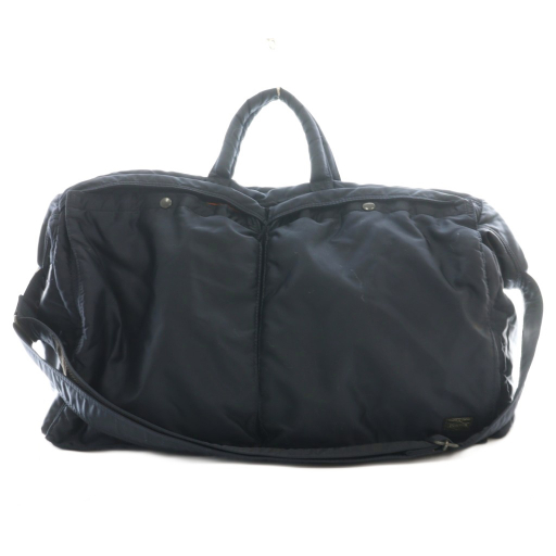 【中古】ヘッドポーター HEAD PORTER タンカー TANKER ボストンバッグ ショルダーバッグ 2WAY 紺 ネイビー /SS ■OS